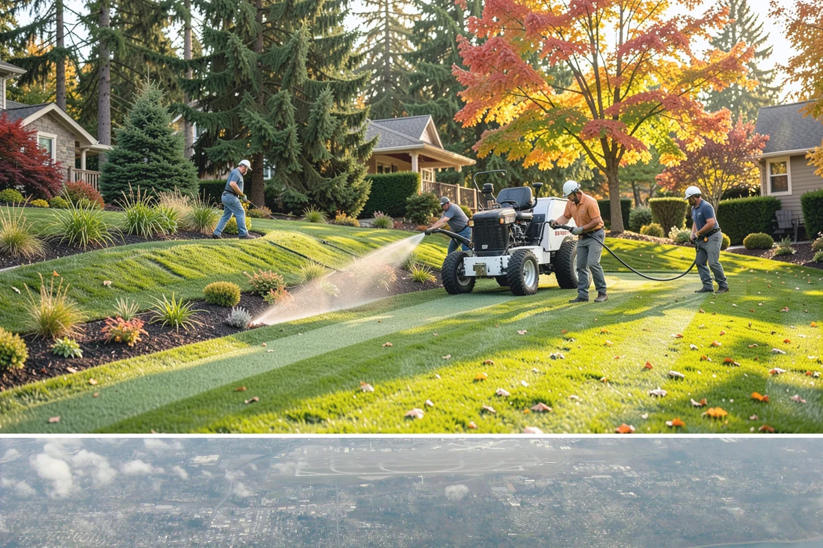 Straw Mulch Installation in Burien, King County, WA - Straw is best applied in spring over new plantings and seedings, and again in early fall to protect overwintering crops and cover...