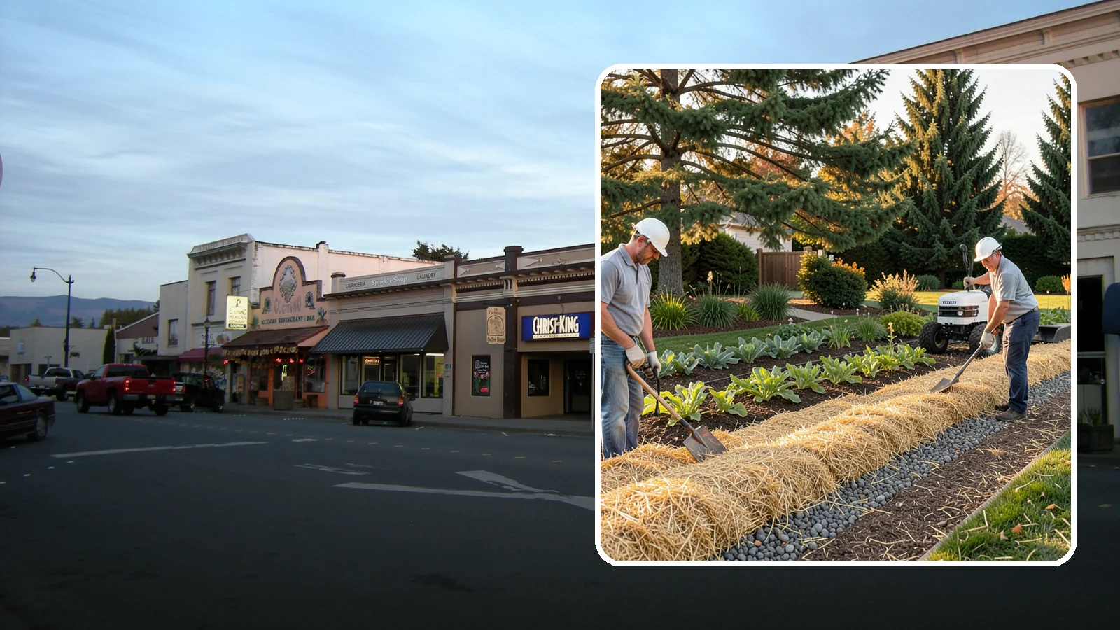 Straw Mulch Installation in Burlington, Skagit County, WA - We install clean straw mulch to protect vegetable gardens and new seedings while retaining moisture and warmth.