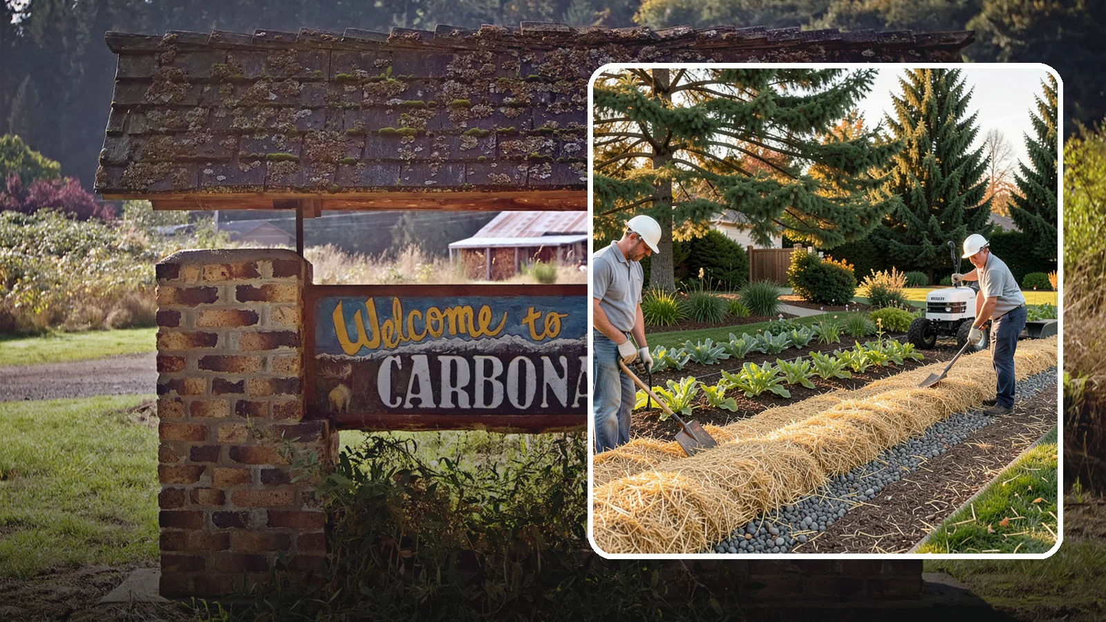 Straw Mulch Installation in Carbonado, Pierce County, WA - We install clean straw mulch to protect vegetable gardens and new seedings while retaining moisture and warmth.