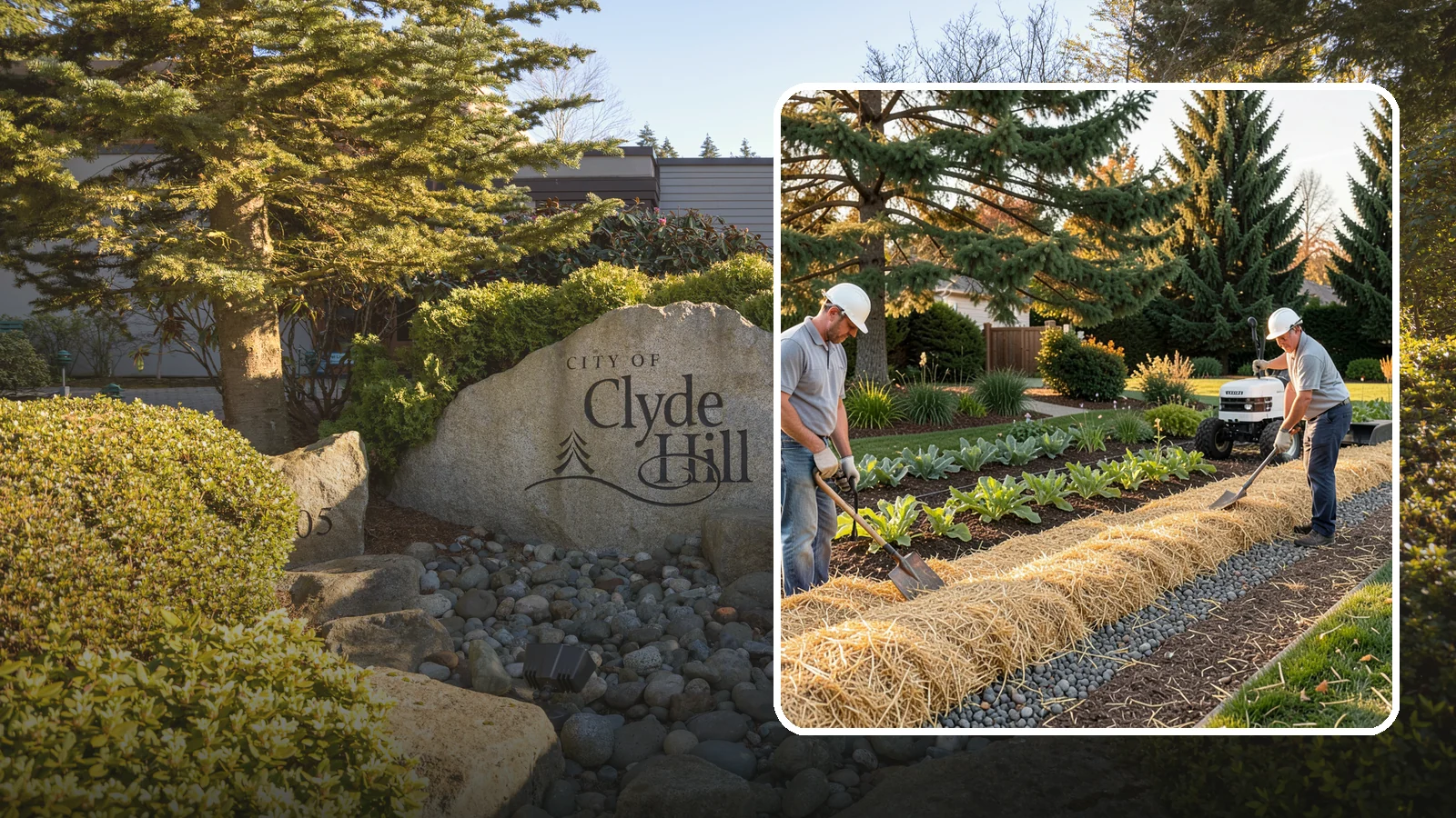 Straw Mulch Installation in Clyde Hill, King County, WA - We install clean straw mulch to protect vegetable gardens and new seedings while retaining moisture and warmth.
