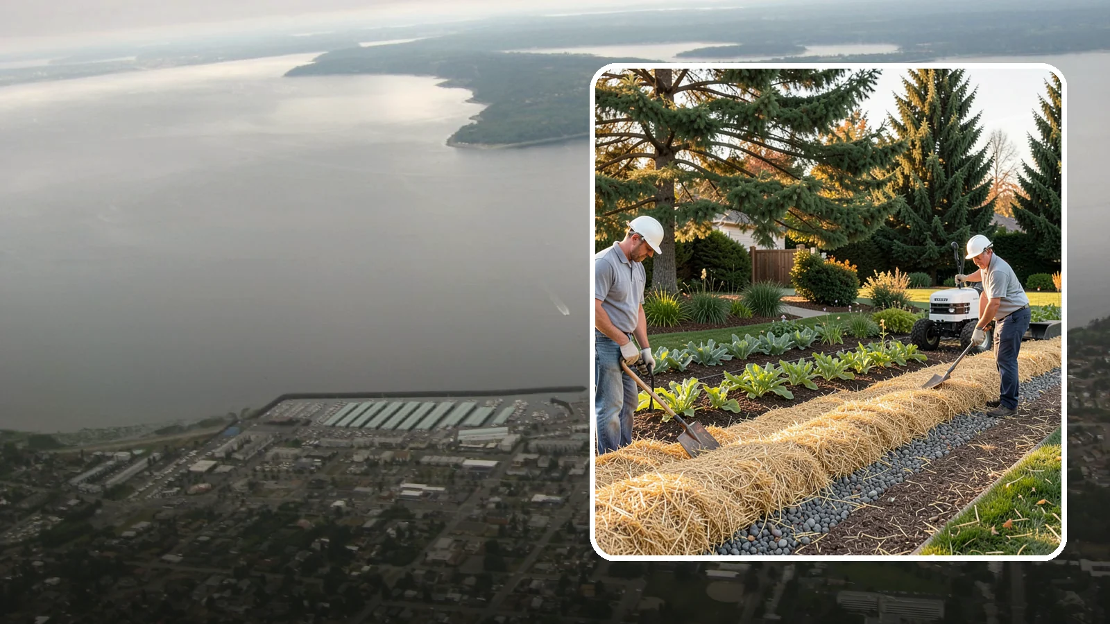 Straw Mulch Installation in Des Moines, King County, WA - We install clean straw mulch to protect vegetable gardens and new seedings while retaining moisture and warmth.