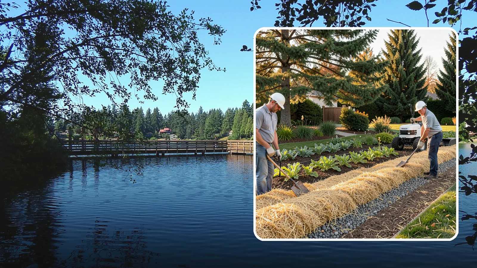 Straw Mulch Installation in Federal Way, King County, WA - We install clean straw mulch to protect vegetable gardens and new seedings while retaining moisture and warmth.