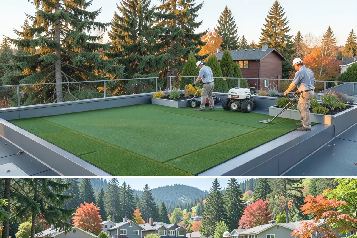 Straw Mulch Installation in Fircrest, Pierce County, WA - Straw is best applied in spring over new plantings and seedings, and again in early fall to protect overwintering crops and cover...
