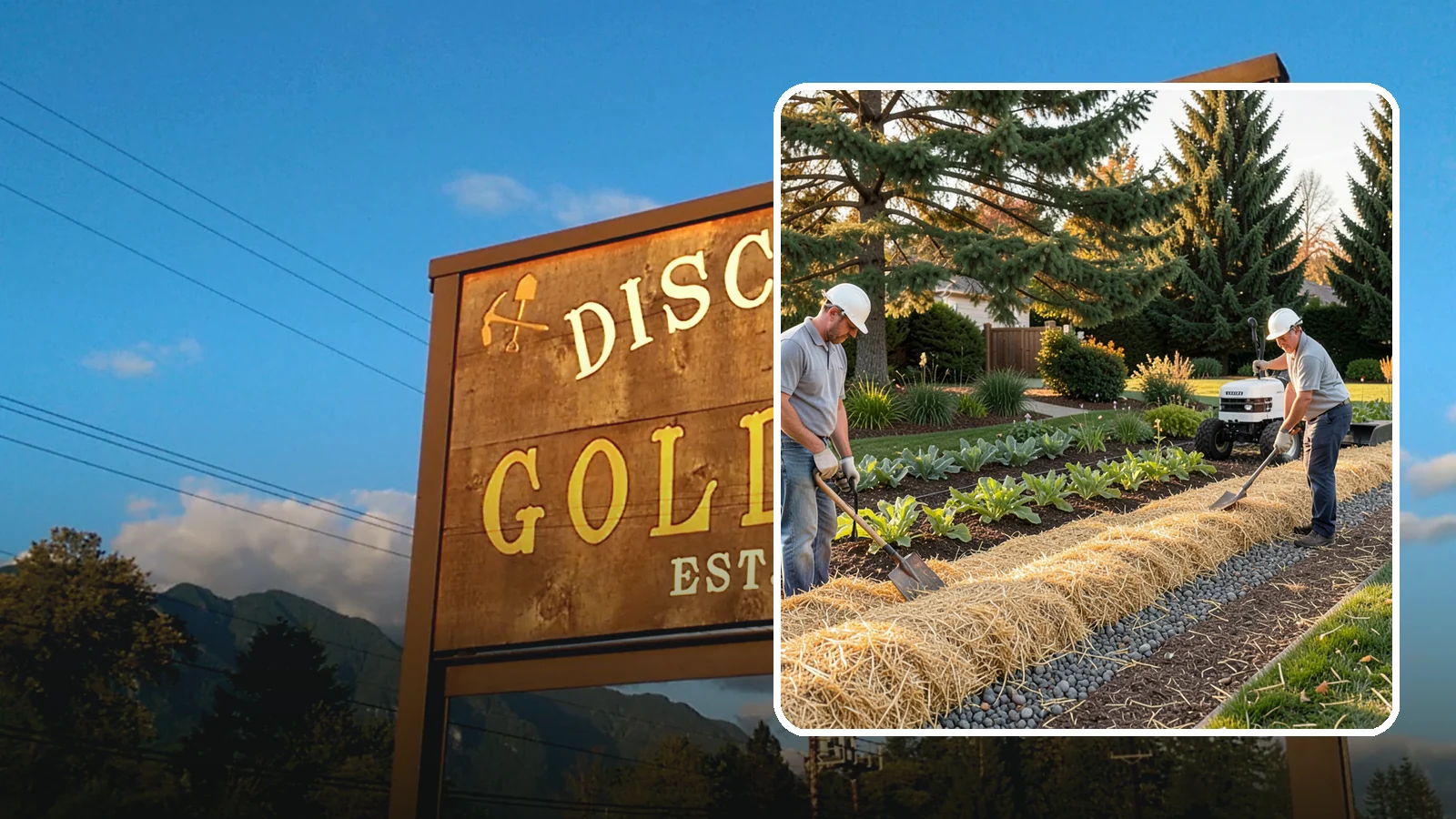 Straw Mulch Installation in Gold Bar, Snohomish County, WA - We install clean straw mulch to protect vegetable gardens and new seedings while retaining moisture and warmth.