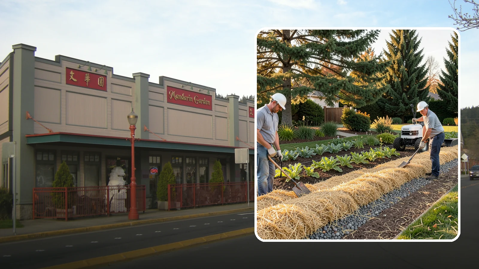 Straw Mulch Installation in Issaquah, King County, WA - We install clean straw mulch to protect vegetable gardens and new seedings while retaining moisture and warmth.