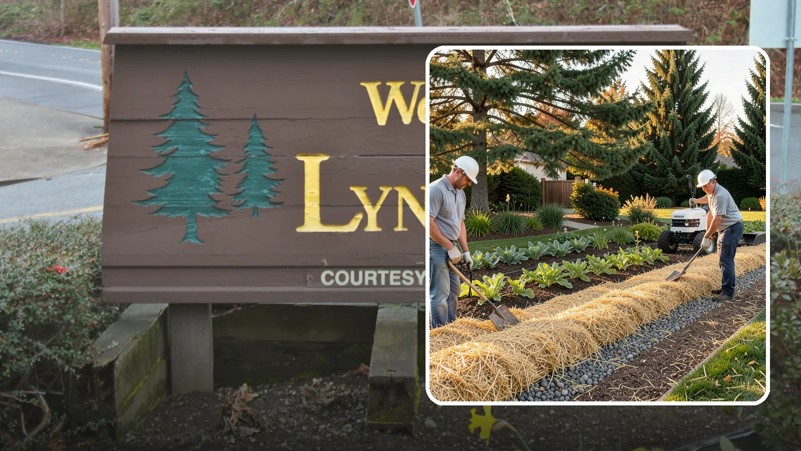 Straw Mulch Installation in Lynnwood, Snohomish County, WA - We install clean straw mulch to protect vegetable gardens and new seedings while retaining moisture and warmth.