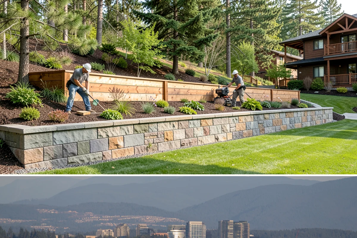 Straw Mulch Installation in Medina, King County, WA - Straw is best applied in spring over new plantings and seedings, and again in early fall to protect overwintering crops and cover...