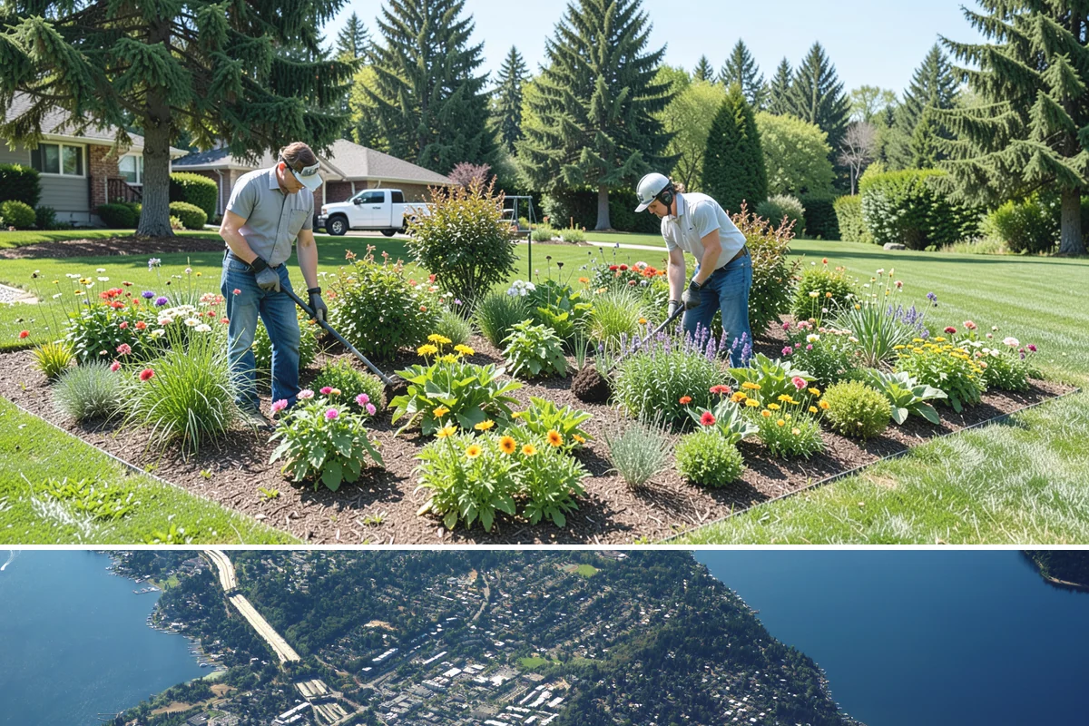 Straw Mulch Installation in Mercer Island, King County, WA - Straw is best applied in spring over new plantings and seedings, and again in early fall to protect overwintering crops and cover...