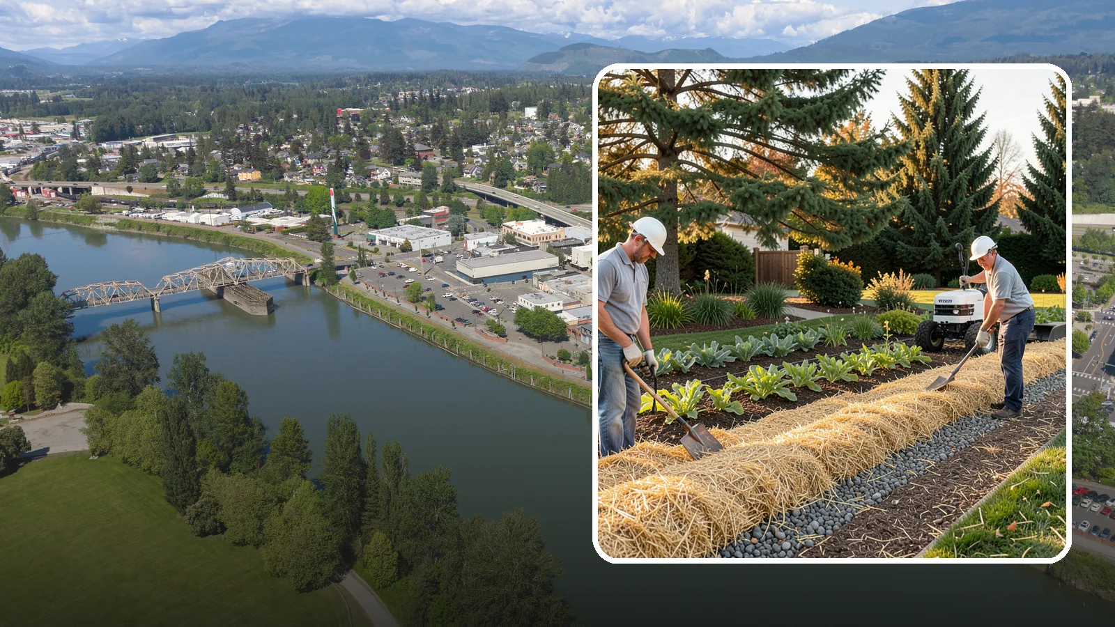 Straw Mulch Installation in Mount Vernon, Skagit County, WA - We install clean straw mulch to protect vegetable gardens and new seedings while retaining moisture and warmth.