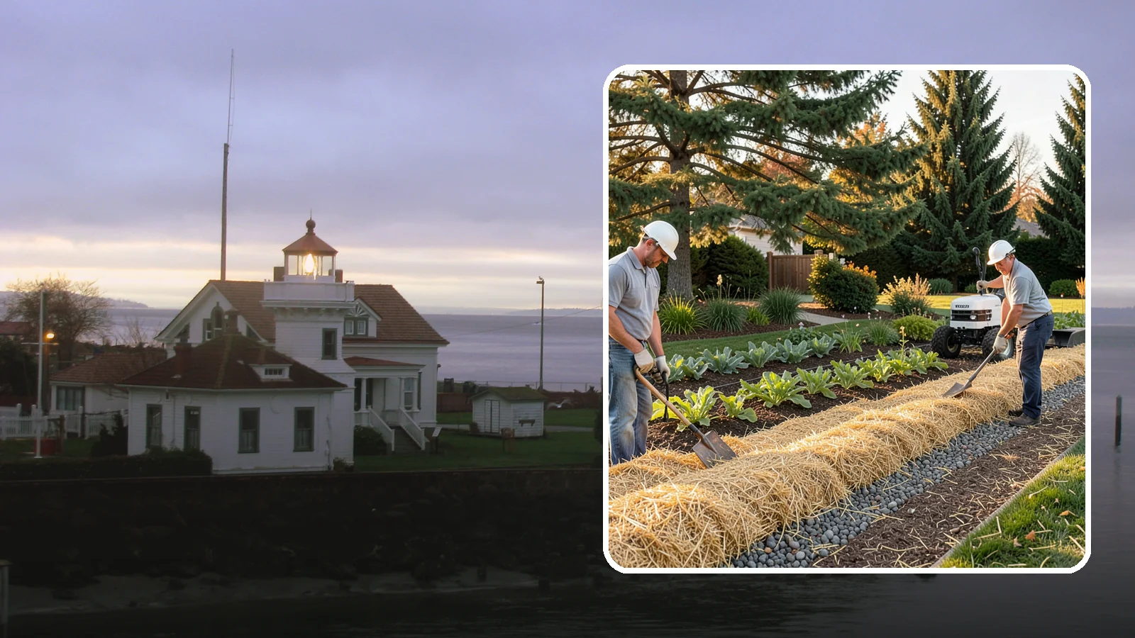 Straw Mulch Installation in Mukilteo, Snohomish County, WA - We install clean straw mulch to protect vegetable gardens and new seedings while retaining moisture and warmth.