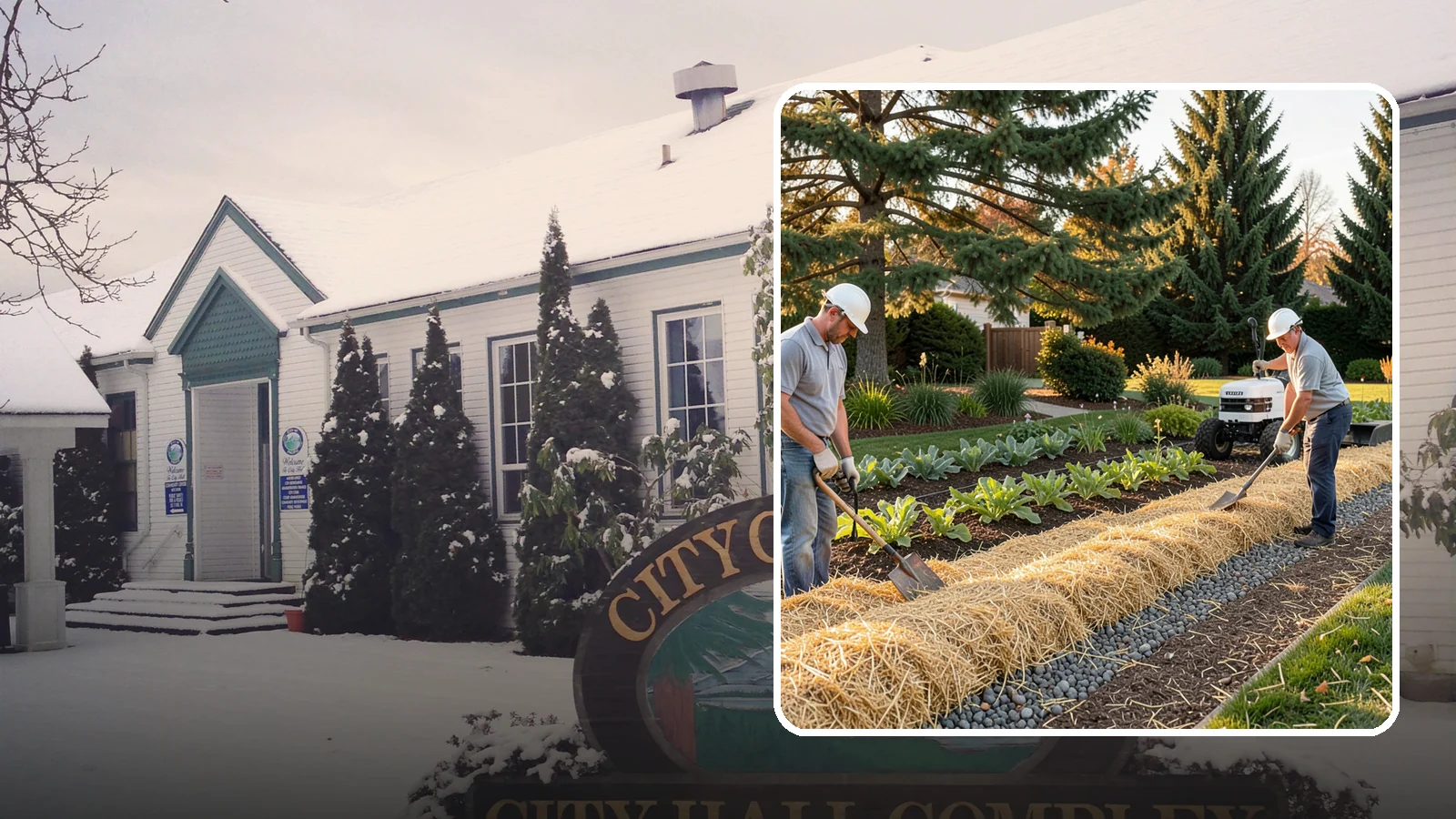 Straw Mulch Installation in Pacific, King County, WA - We install clean straw mulch to protect vegetable gardens and new seedings while retaining moisture and warmth.