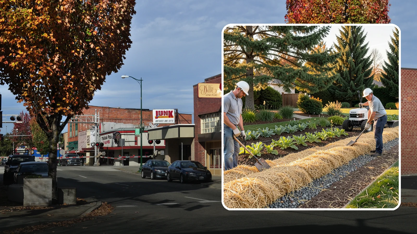 Straw Mulch Installation in Puyallup, Pierce County, WA - We install clean straw mulch to protect vegetable gardens and new seedings while retaining moisture and warmth.