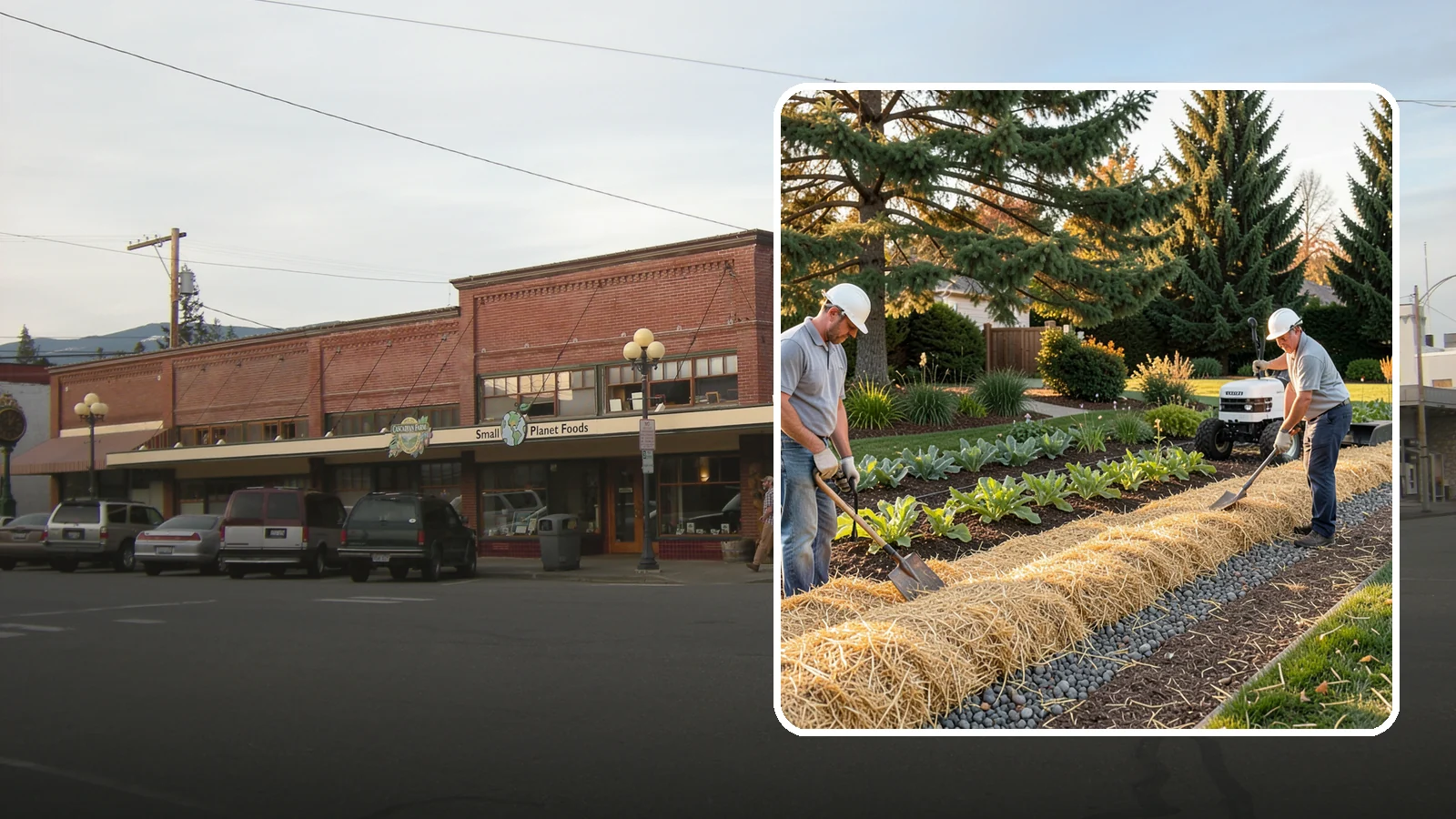 Straw Mulch Installation in Sedro-Woolley, Skagit County, WA - We install clean straw mulch to protect vegetable gardens and new seedings while retaining moisture and warmth.