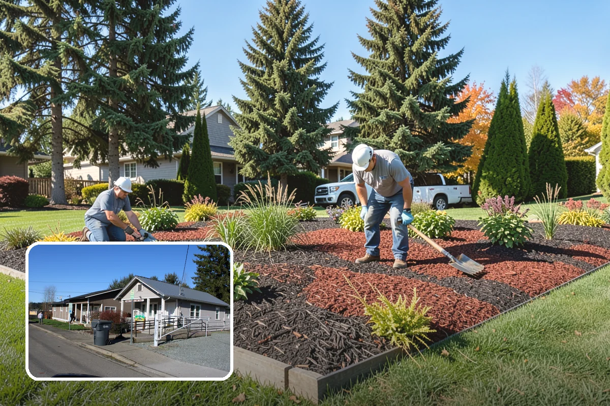 Straw Mulch Installation in South Prairie, Pierce County, WA - Retains soil moisture through summer dry spells