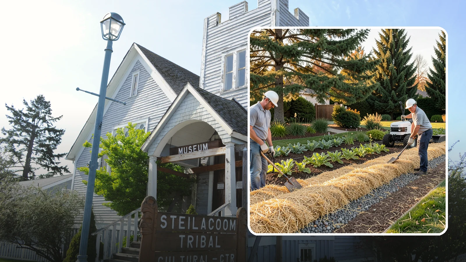 Straw Mulch Installation in Steilacoom, Pierce County, WA - We install clean straw mulch to protect vegetable gardens and new seedings while retaining moisture and warmth.