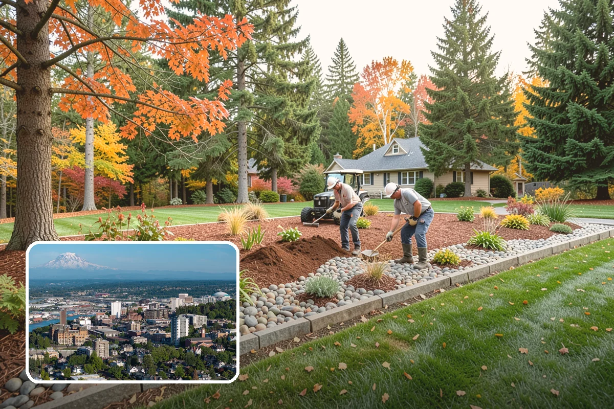 Straw Mulch Installation in Tacoma, Pierce County, WA - Retains soil moisture through summer dry spells