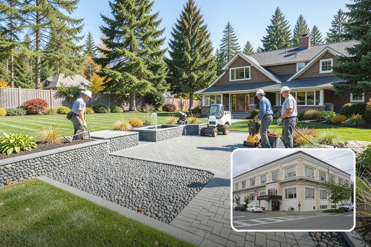 Stream Installation in Anacortes, Skagit County, WA - The sound of a natural creek