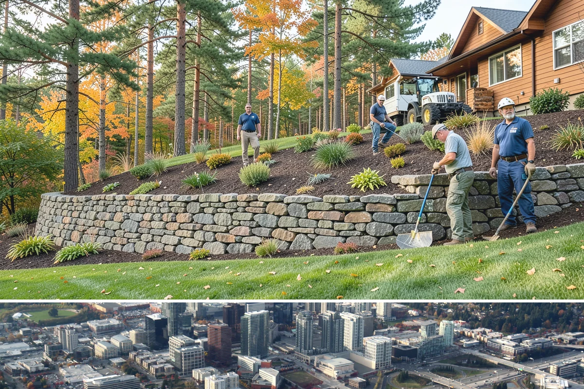 Stream Installation in Bellevue, King County, WA - Best built spring through fall.