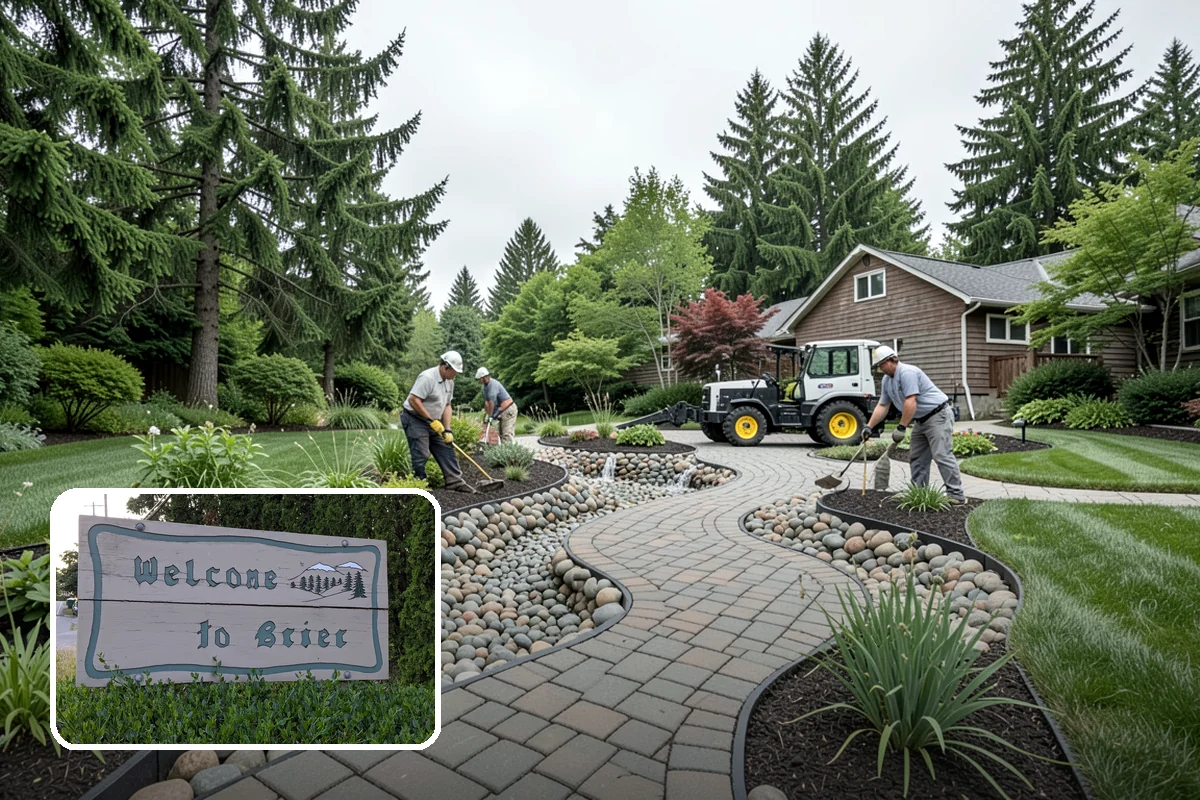 Stream Installation in Brier, Snohomish County, WA - The sound of a natural creek