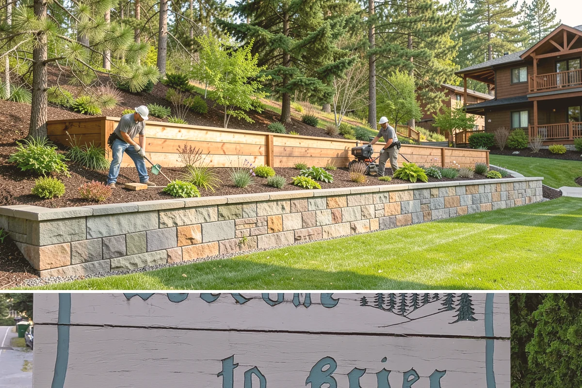 Stream Installation in Brier, Snohomish County, WA - Best built spring through fall.