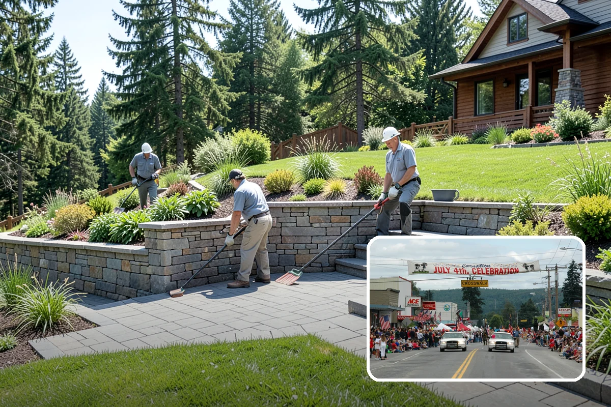 Stream Installation in Carnation, King County, WA - The sound of a natural creek