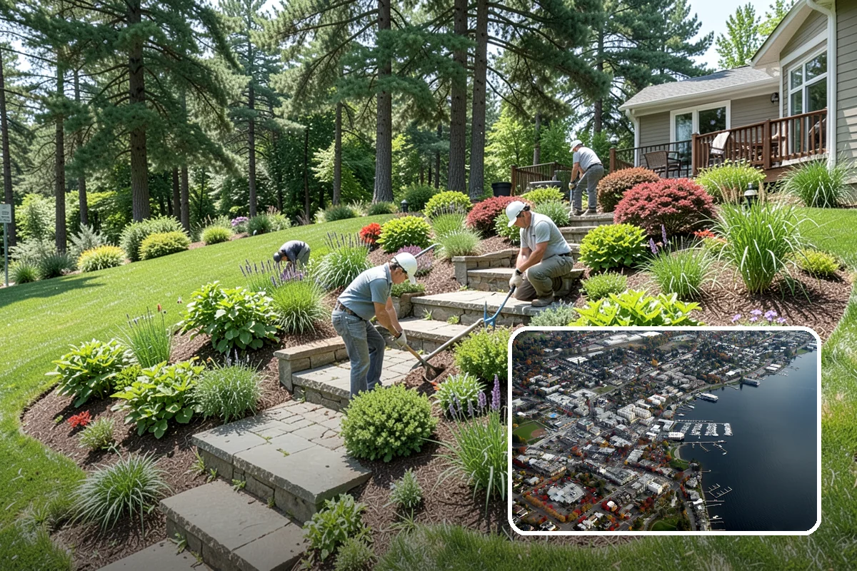 Stream Installation in Kirkland, King County, WA - The sound of a natural creek