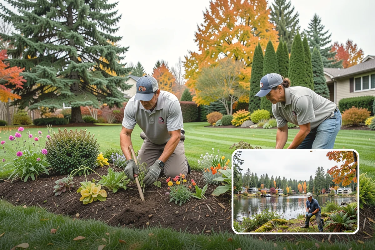 Stream Installation in La Conner, Skagit County, WA - The sound of a natural creek