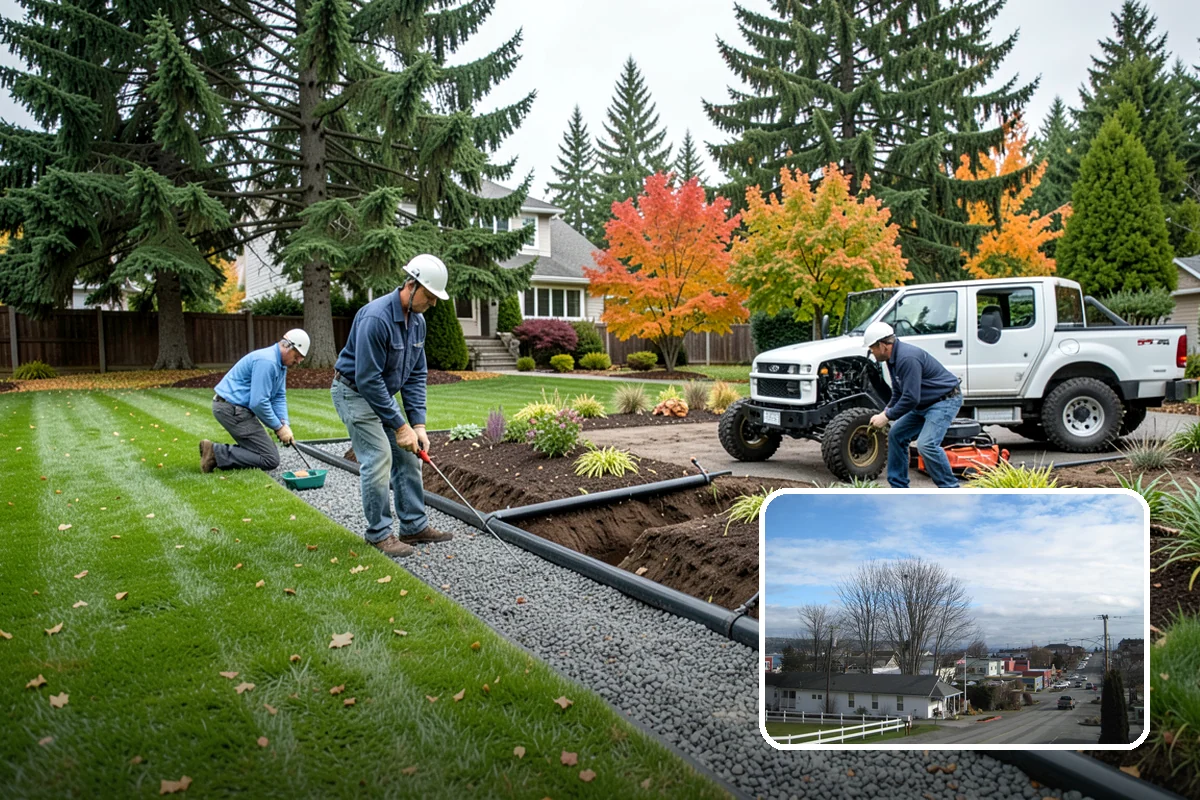 Stream Installation in Langley, Island County, WA - The sound of a natural creek