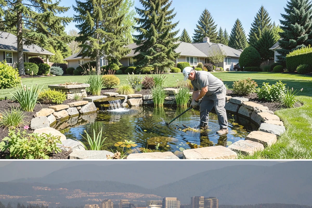 Stream Installation in Medina, King County, WA - Best built spring through fall.