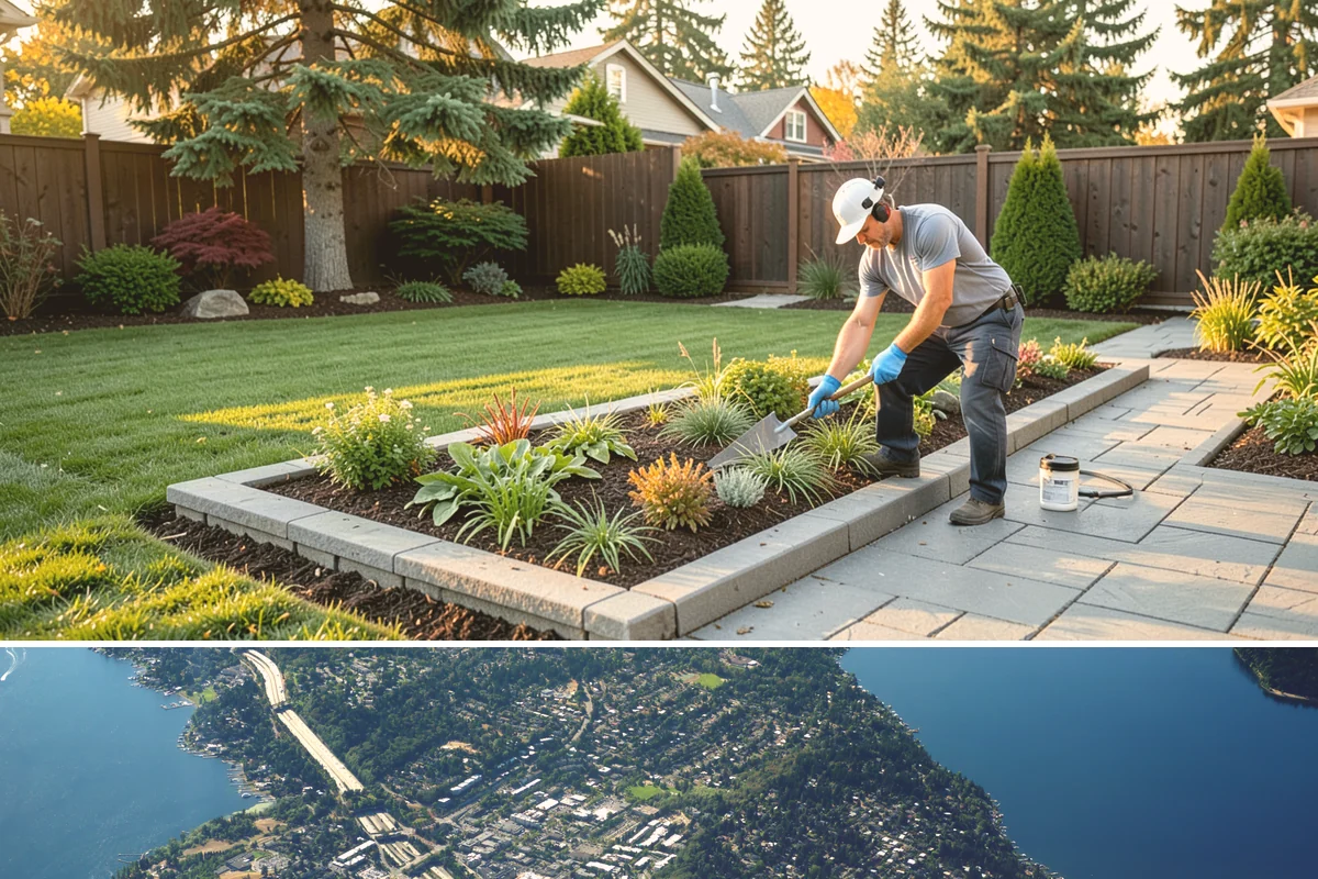 Stream Installation in Mercer Island, King County, WA - Best built spring through fall.