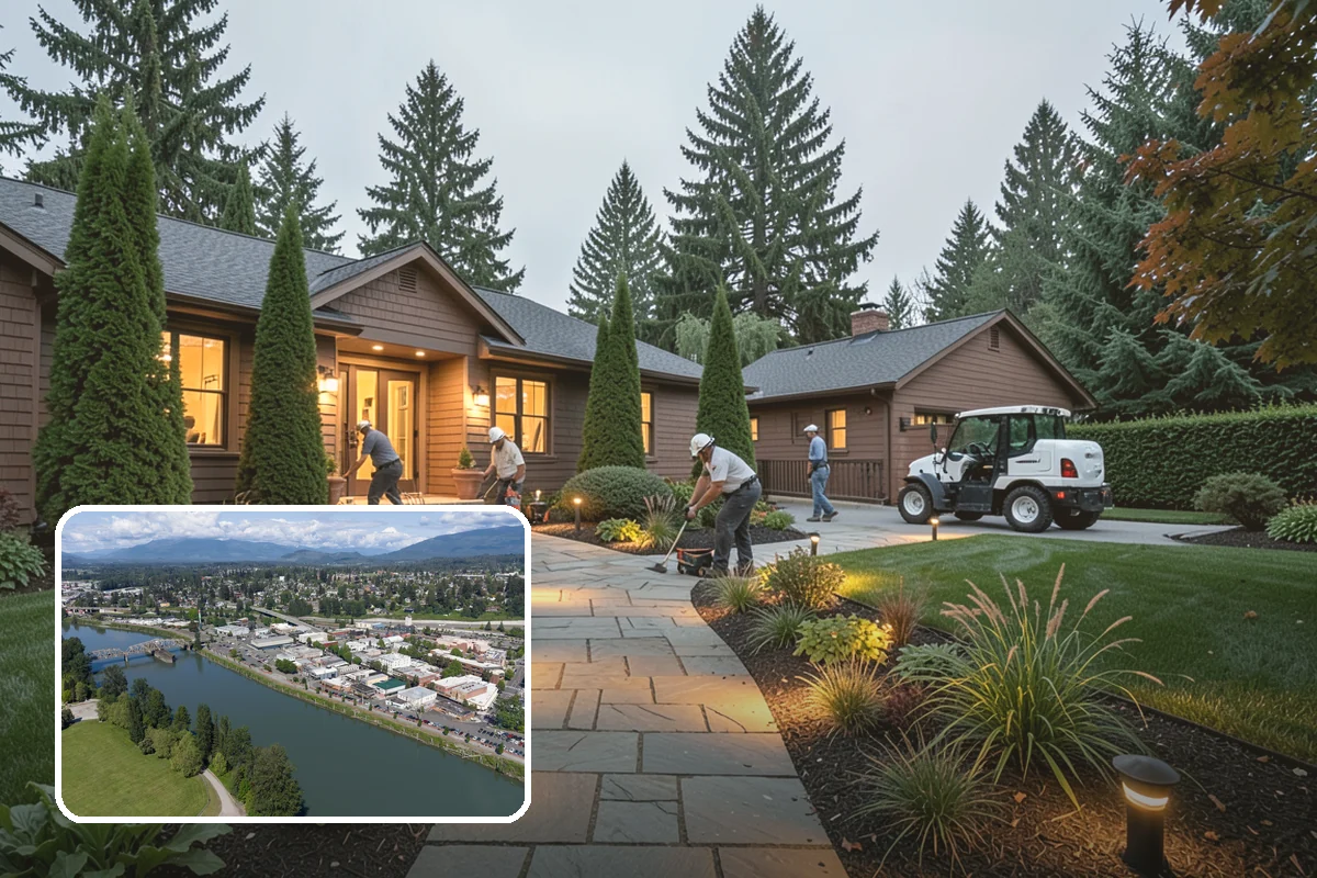 Stream Installation in Mount Vernon, Skagit County, WA - The sound of a natural creek