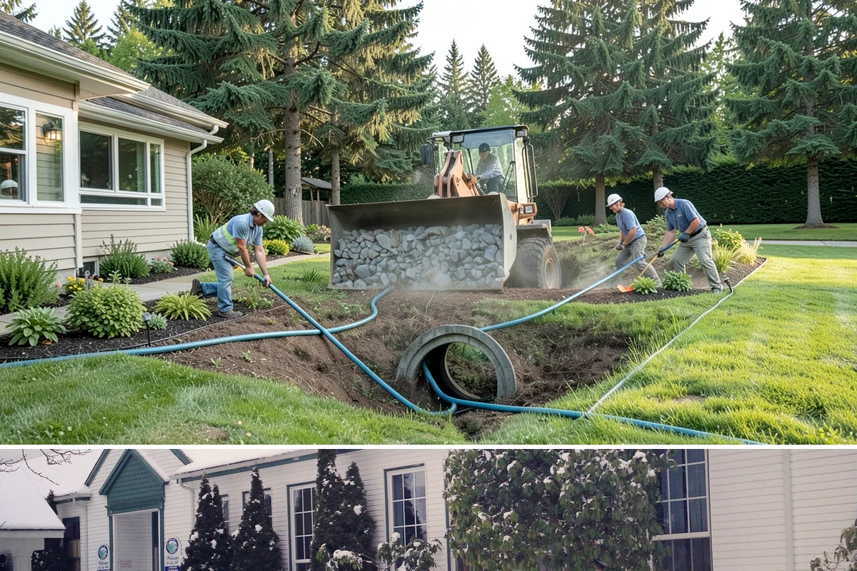 Stream Installation in Pacific, King County, WA - Best built spring through fall.