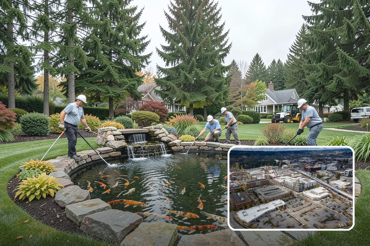 Stream Installation in Redmond, King County, WA - The sound of a natural creek