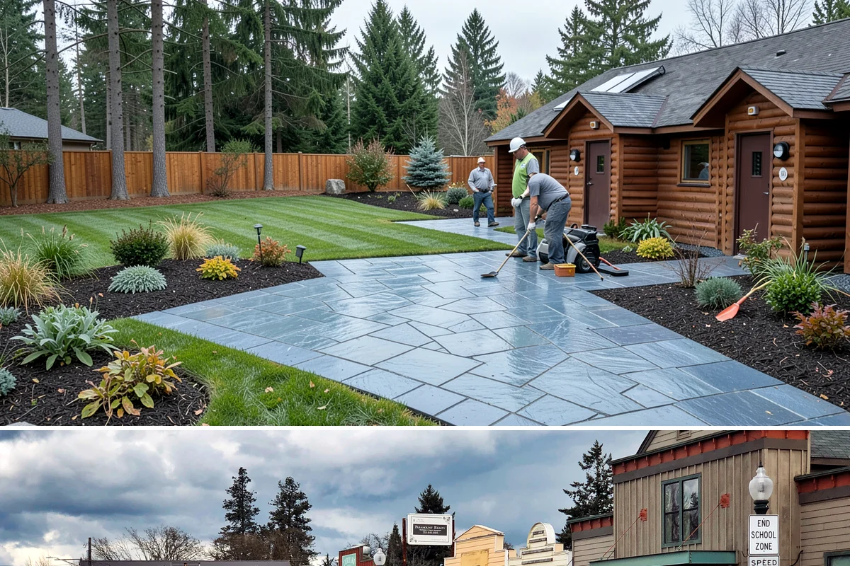 Stream Installation in Roy, Pierce County, WA - Best built spring through fall.