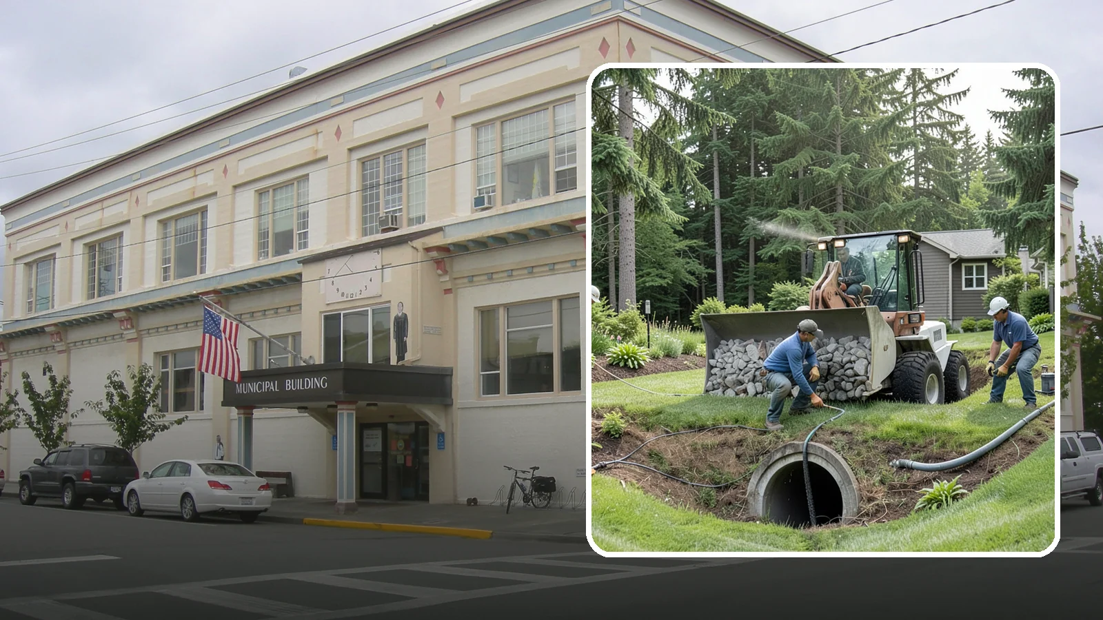 Sump Pump Drainage in Anacortes, Skagit County, WA - We install sump pump systems that actively collect and pump water out of low areas where gravity drainage is not possible.