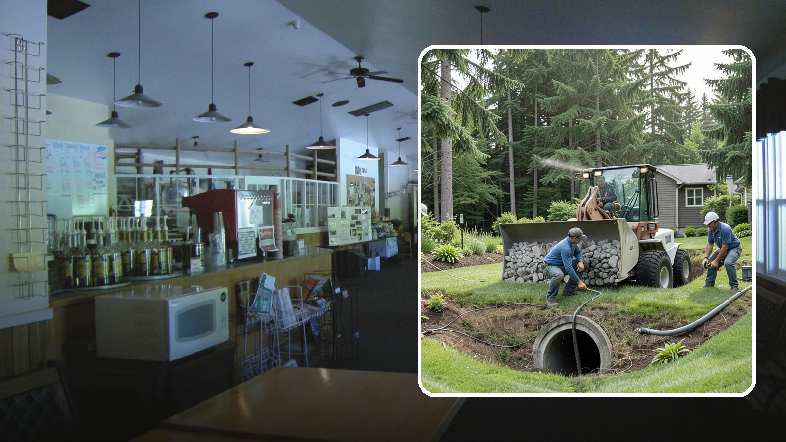 Sump Pump Drainage in Black Diamond, King County, WA - We install sump pump systems that actively collect and pump water out of low areas where gravity drainage is not possible.