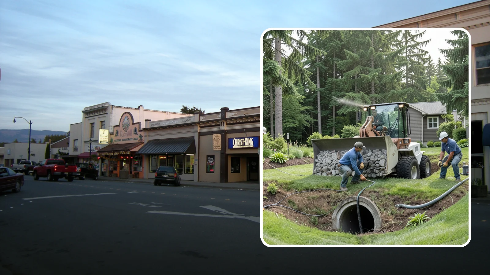 Sump Pump Drainage in Burlington, Skagit County, WA - We install sump pump systems that actively collect and pump water out of low areas where gravity drainage is not possible.