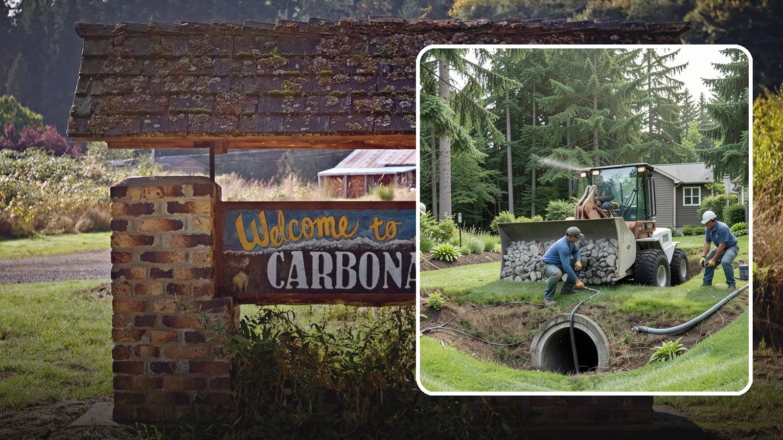 Sump Pump Drainage in Carbonado, Pierce County, WA - We install sump pump systems that actively collect and pump water out of low areas where gravity drainage is not possible.