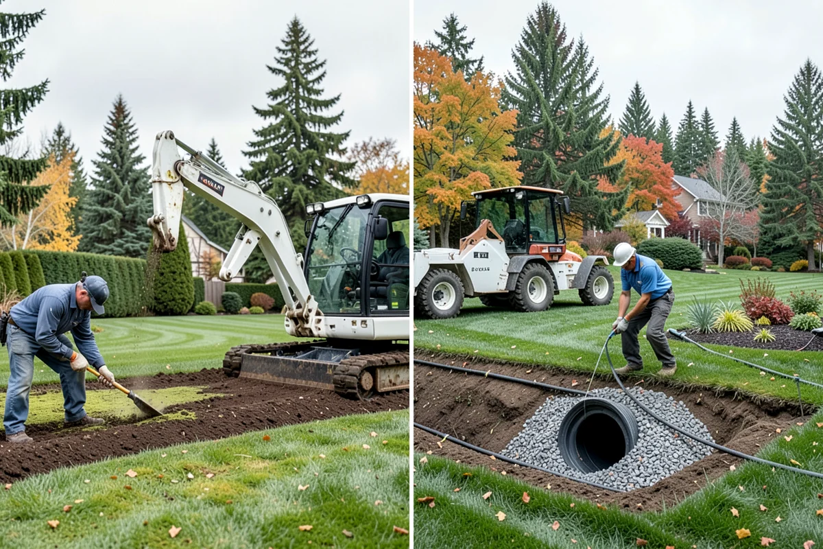 Sump Pump Drainage in Fircrest, Pierce County, WA - Locate the lowest collection point and set the sump basin