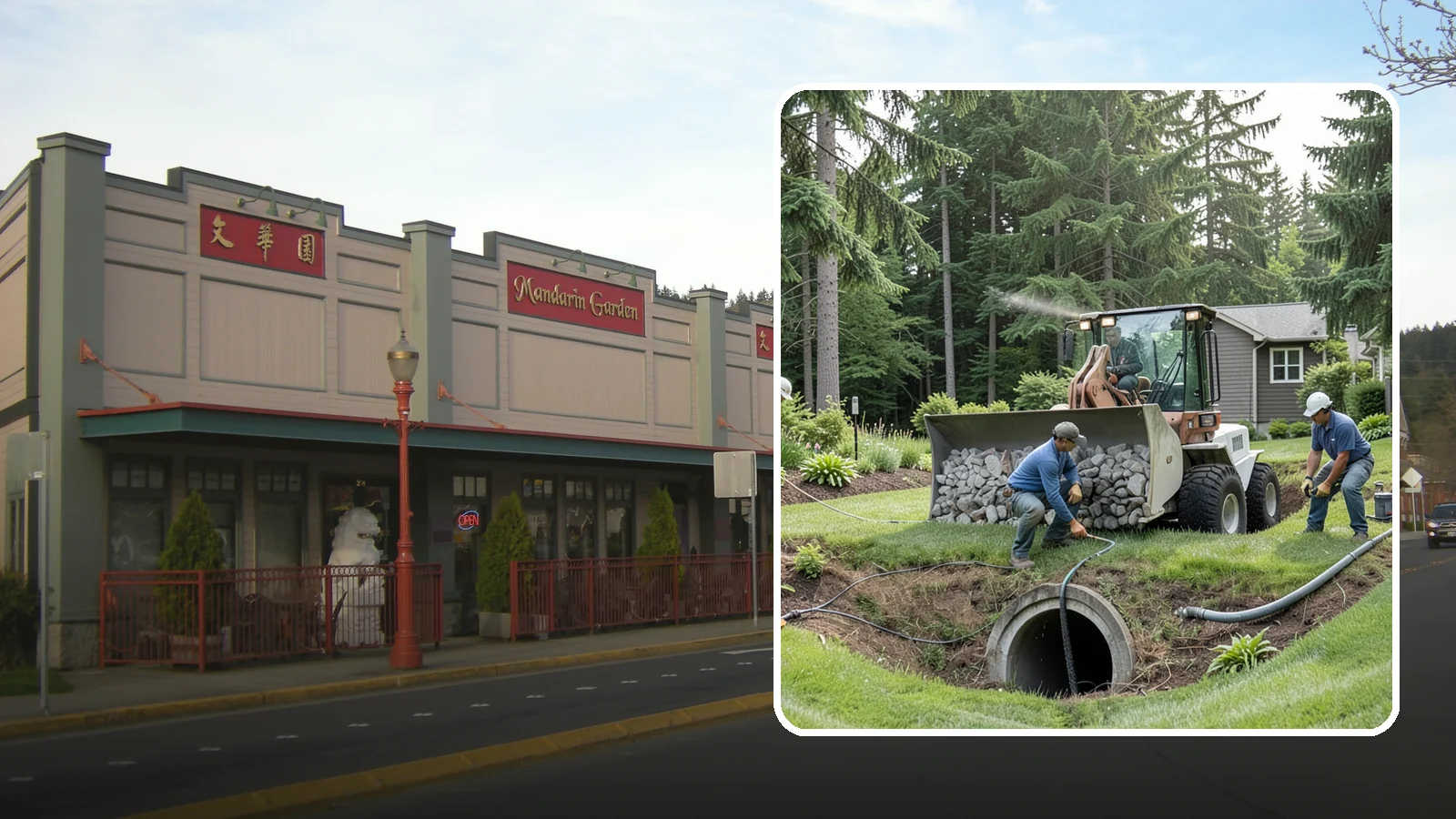 Sump Pump Drainage in Issaquah, King County, WA - We install sump pump systems that actively collect and pump water out of low areas where gravity drainage is not possible.