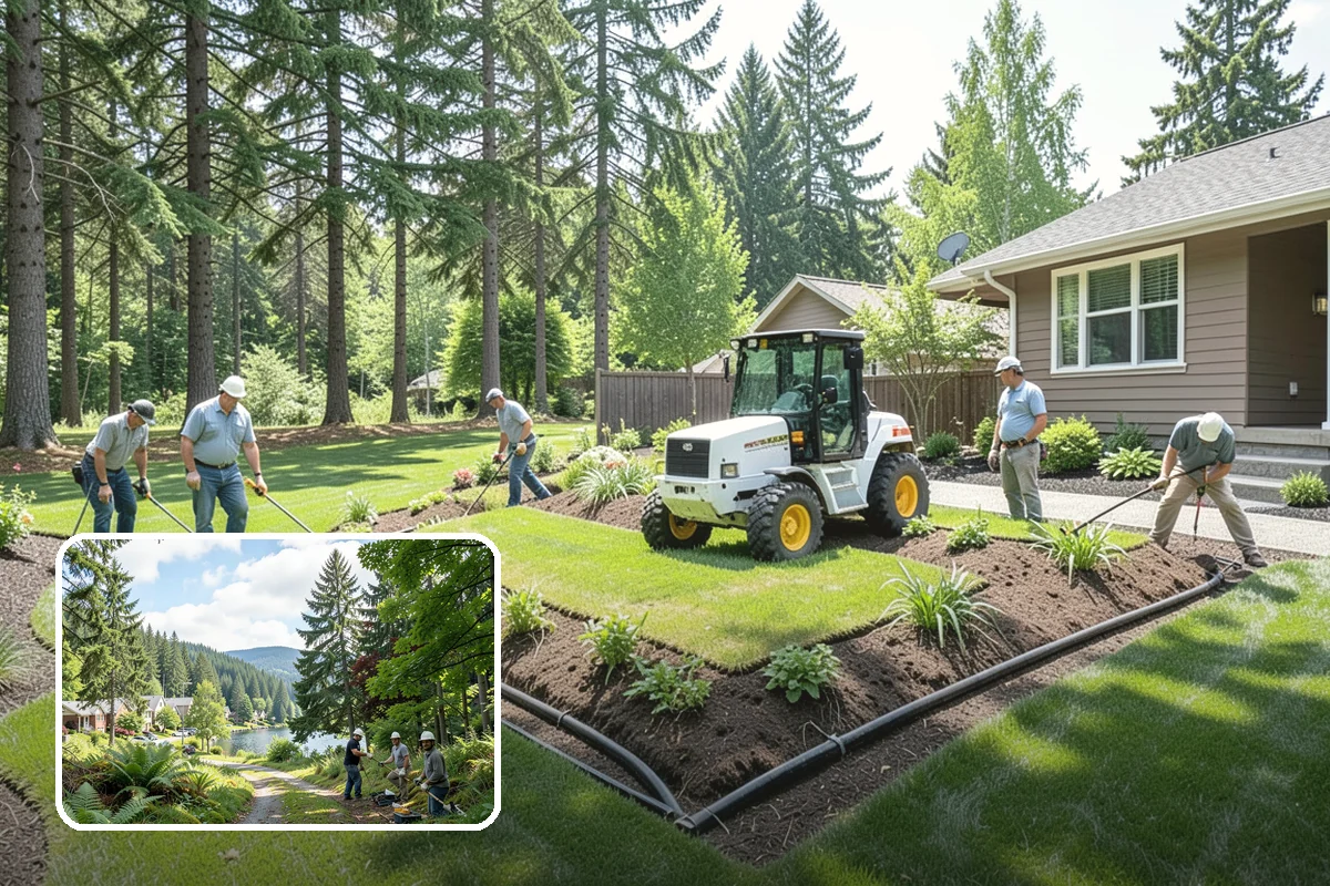 Sump Pump Drainage in Lake Forest Park, King County, WA - Removes water where gravity drainage is impossible