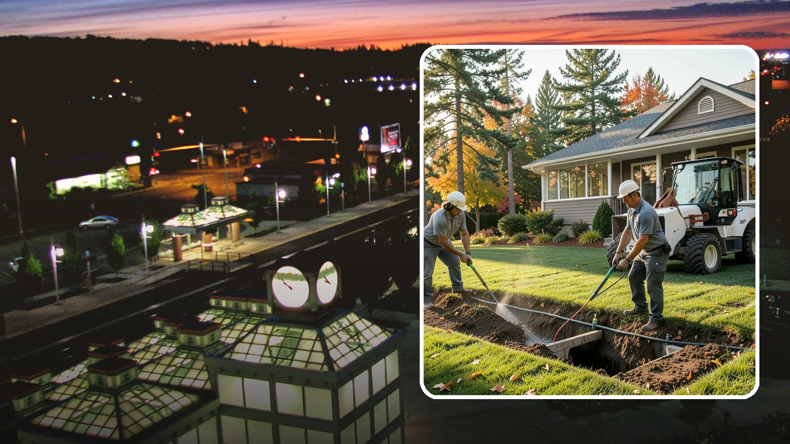 Surface Drainage Solution in Auburn, King County, WA - We regrade and install catch basins with piping to move standing surface water off your lawn and away from the house.