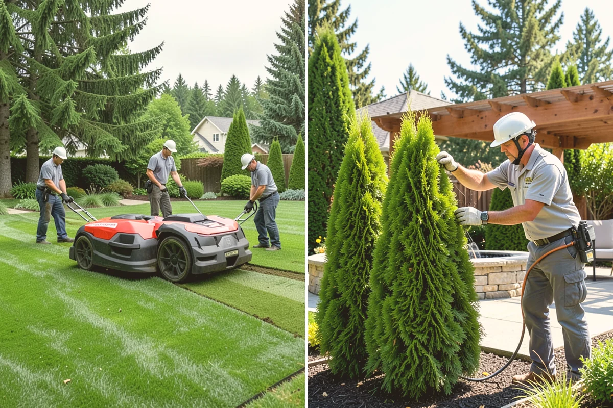 Surface Drainage Solution in Bothell, King County, WA - Survey the yard grade and map where water pools
