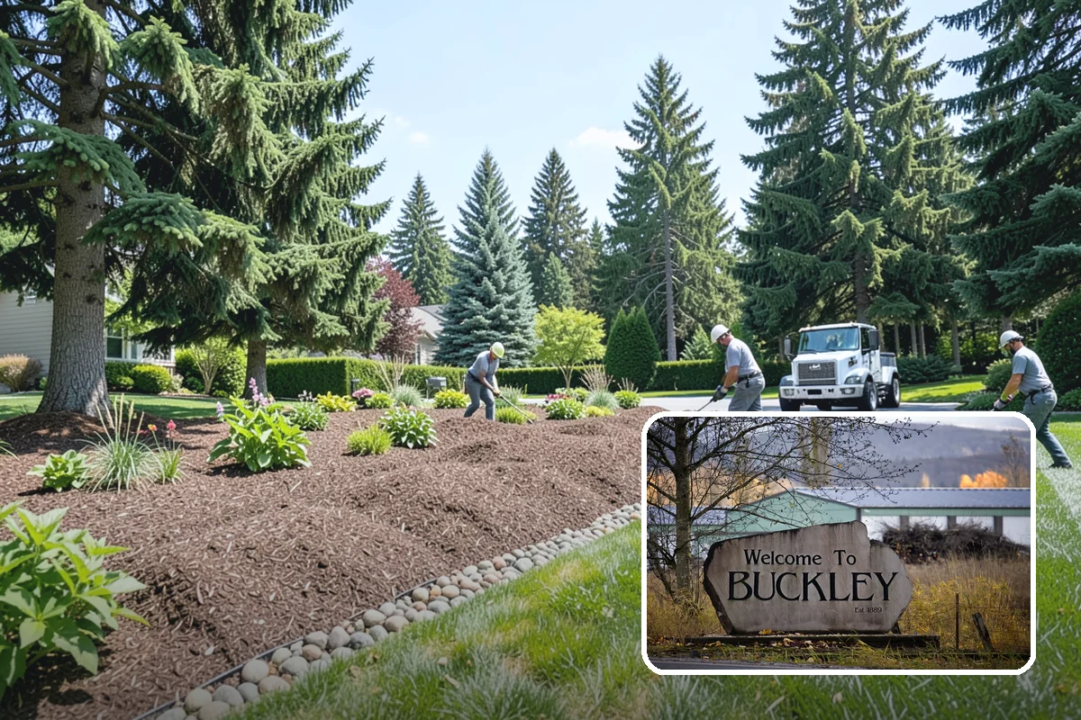 Surface Drainage Solution in Buckley, Pierce County, WA - Eliminates puddles and soggy lawn spots