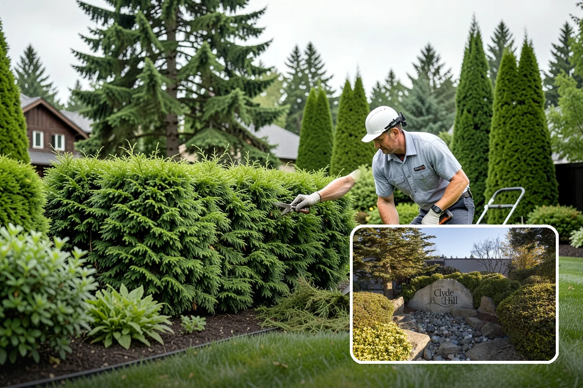 Surface Drainage Solution in Clyde Hill, King County, WA - Eliminates puddles and soggy lawn spots
