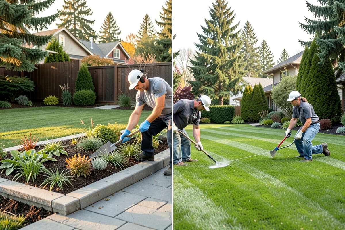Surface Drainage Solution in Clyde Hill, King County, WA - Survey the yard grade and map where water pools