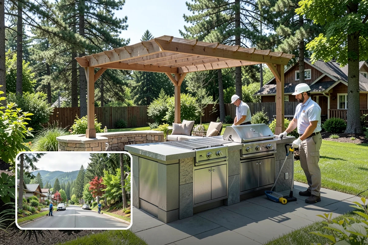 Surface Drainage Solution in Darrington, Snohomish County, WA - Eliminates puddles and soggy lawn spots