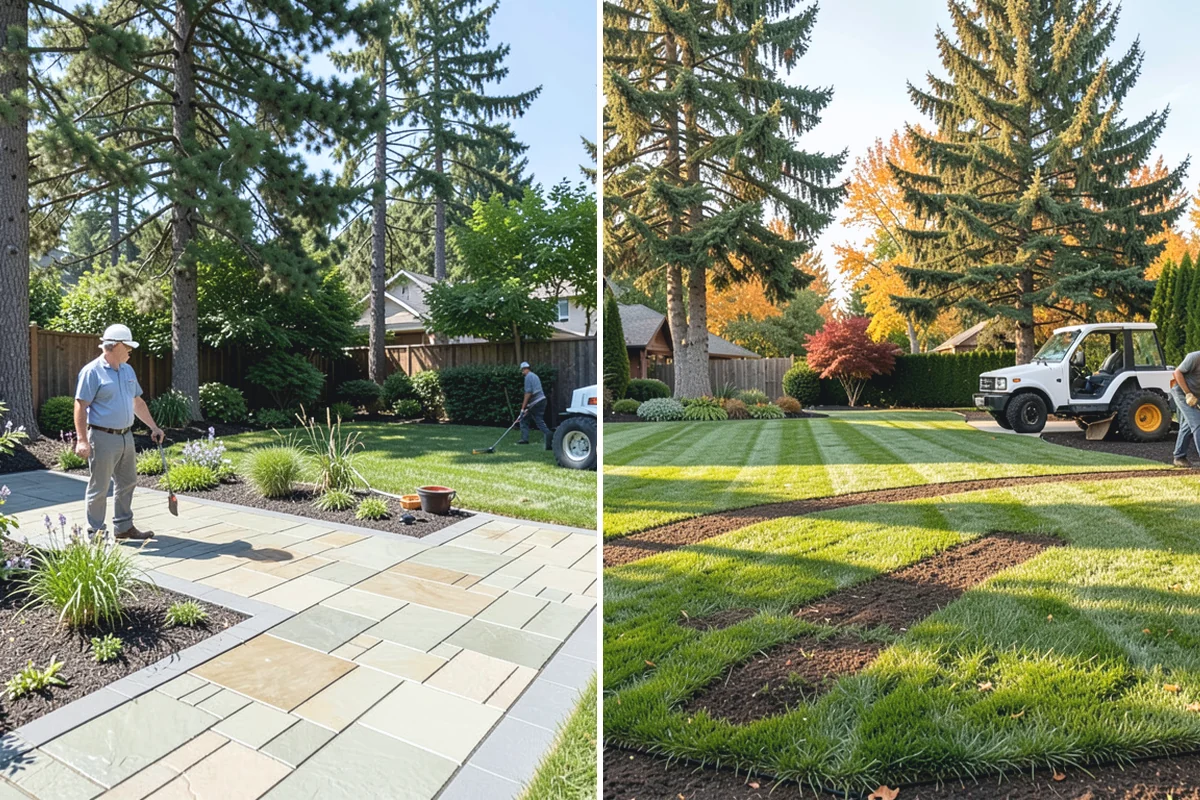Surface Drainage Solution in Des Moines, King County, WA - Survey the yard grade and map where water pools
