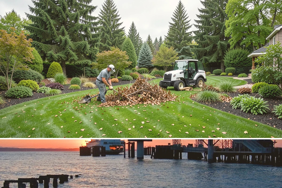Surface Drainage Solution in Edmonds, Snohomish County, WA - Ideal in late spring through early fall when soil is workable for regrading and new turf can establish before winter rains.