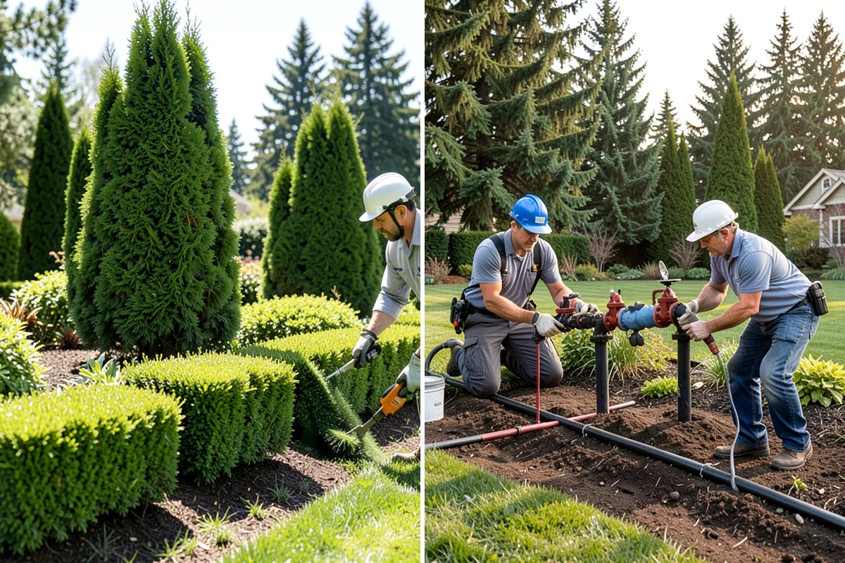 Surface Drainage Solution in Kenmore, King County, WA - Survey the yard grade and map where water pools